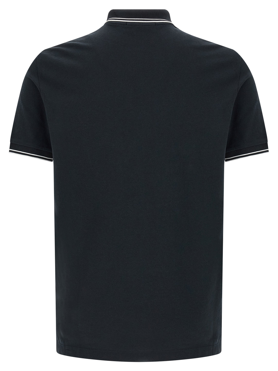 Stone Island Blue Cotton Polo Shirt