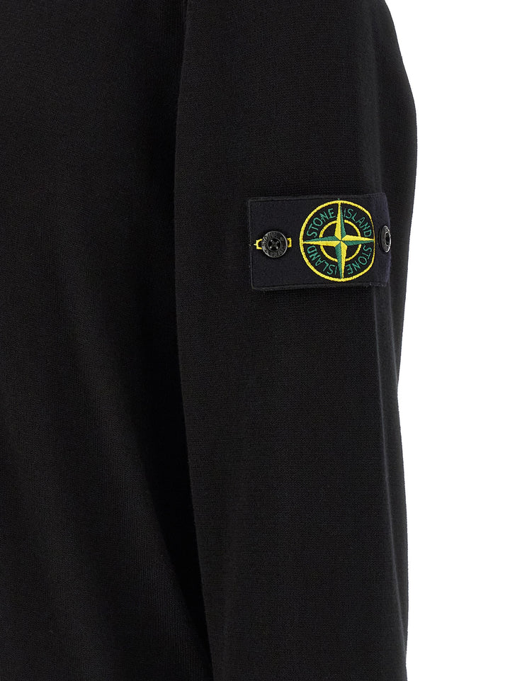 Stone Island Black Cotton Cardigan