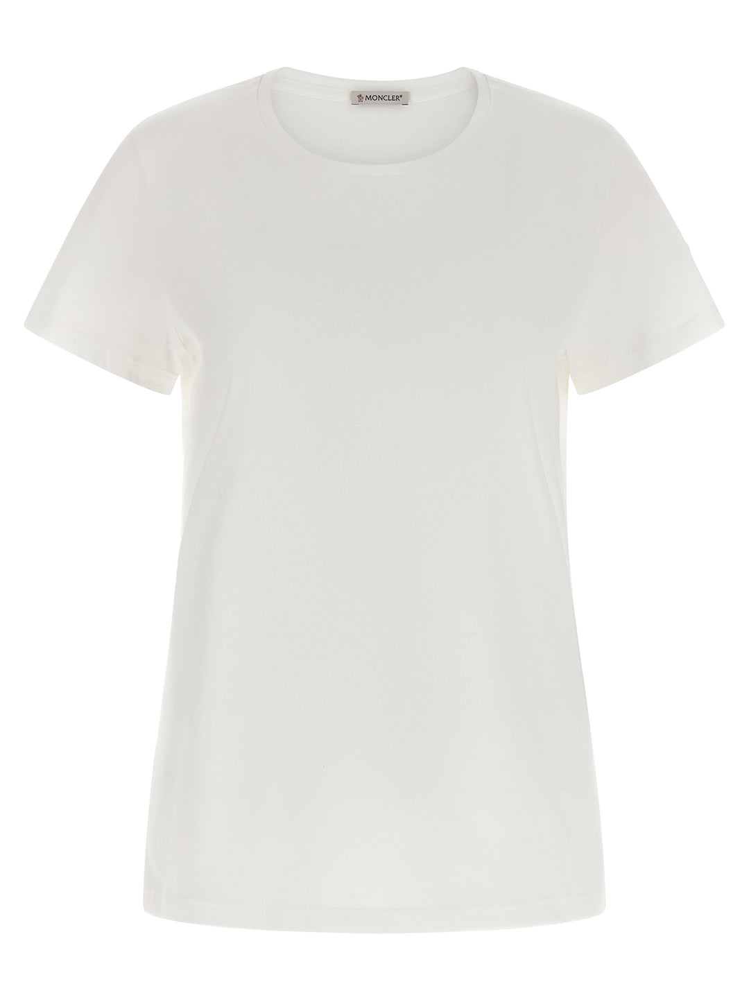 Moncler White Cotton T-Shirt