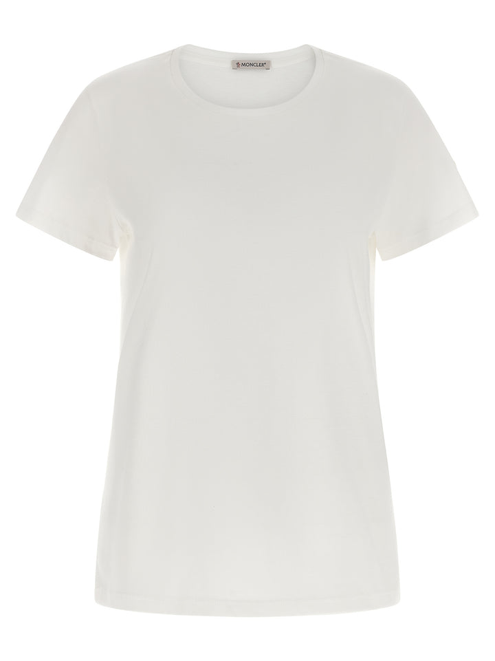 Moncler White Cotton T-Shirt