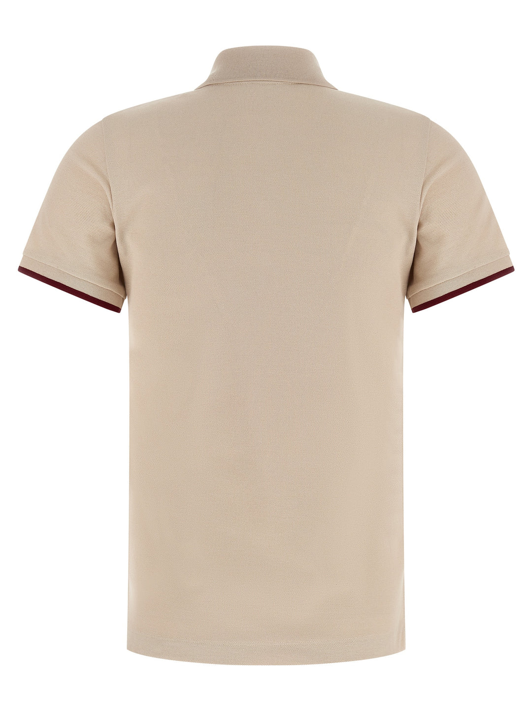 Moncler Beige Cotton Polo Shirt