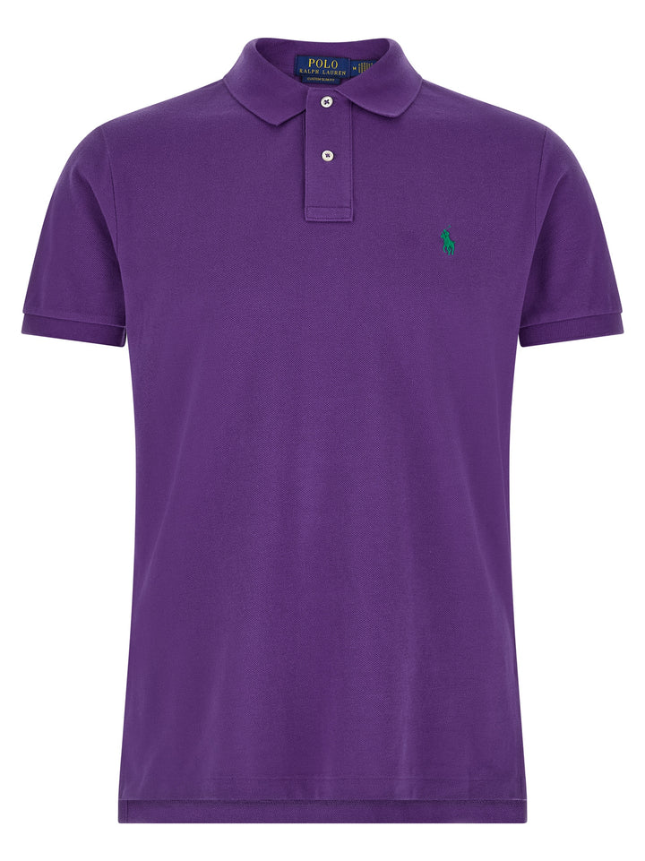 Polo Ralph Lauren Purple Cotton Polo Shirt