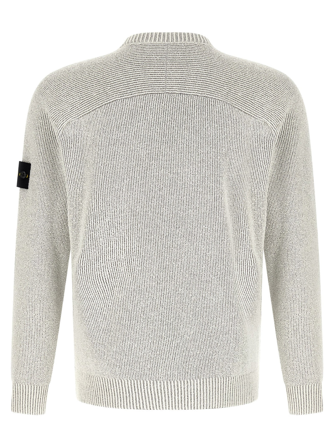 Stone Island Gray Cotton Cardigan