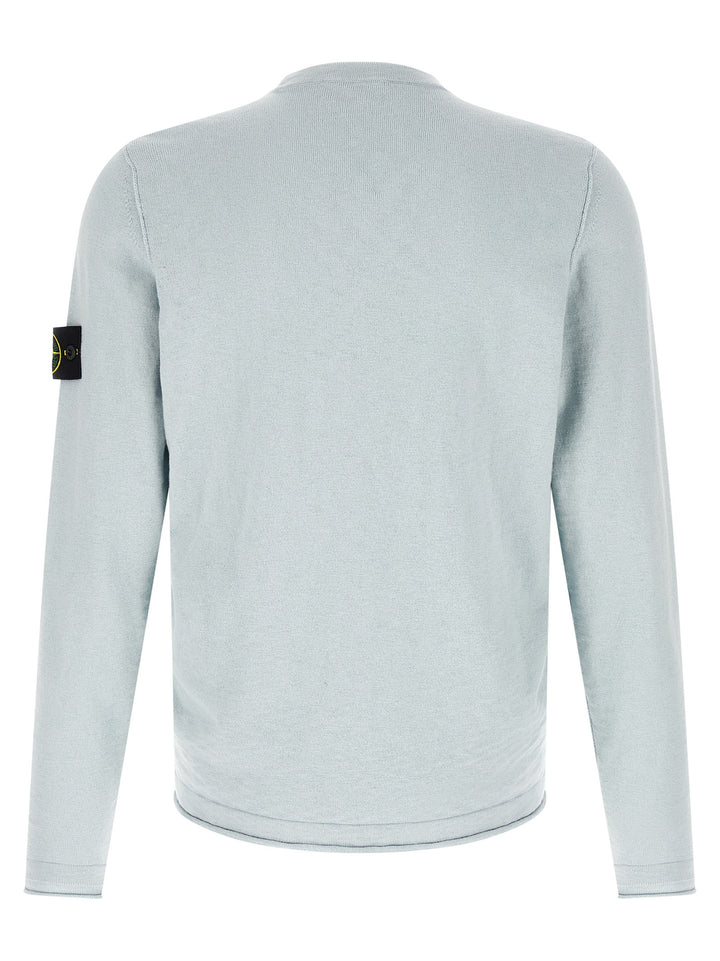 Stone Island Blue Cotton Cardigan