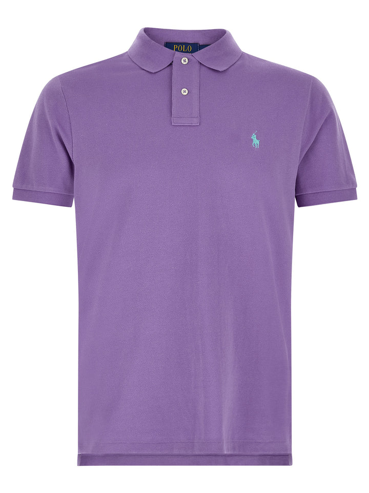 Polo Ralph Lauren Purple Cotton Polo Shirt