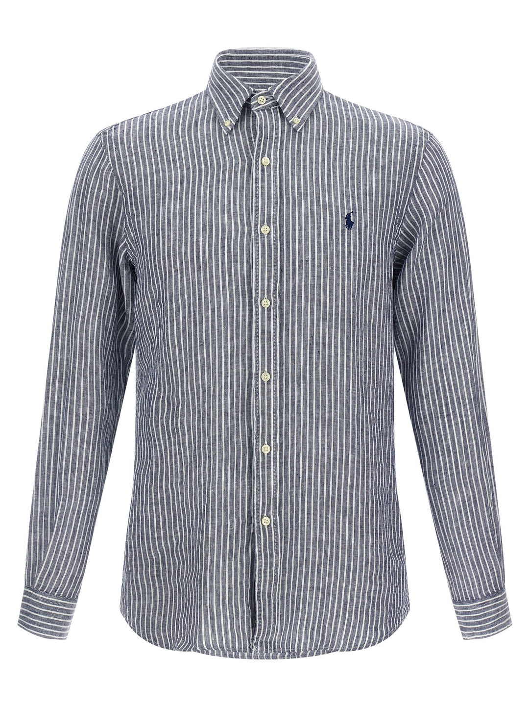 Polo Ralph Lauren Blue Linen Blouse