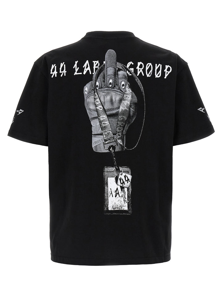 44 Label Group Bicolor Cotton T-Shirt