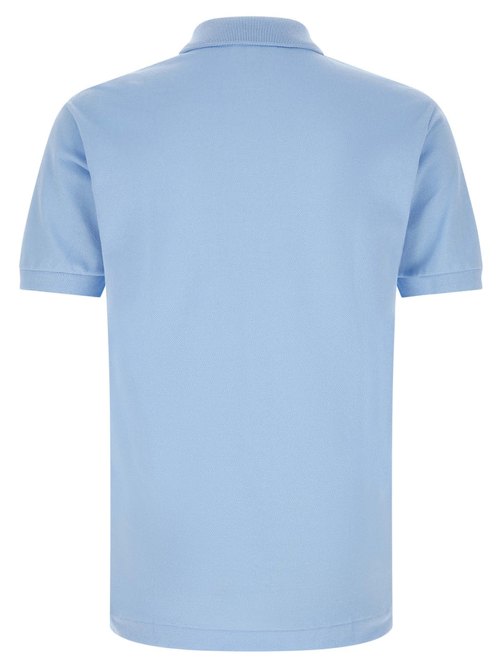 Lacoste Blue Cotton Polo Shirt