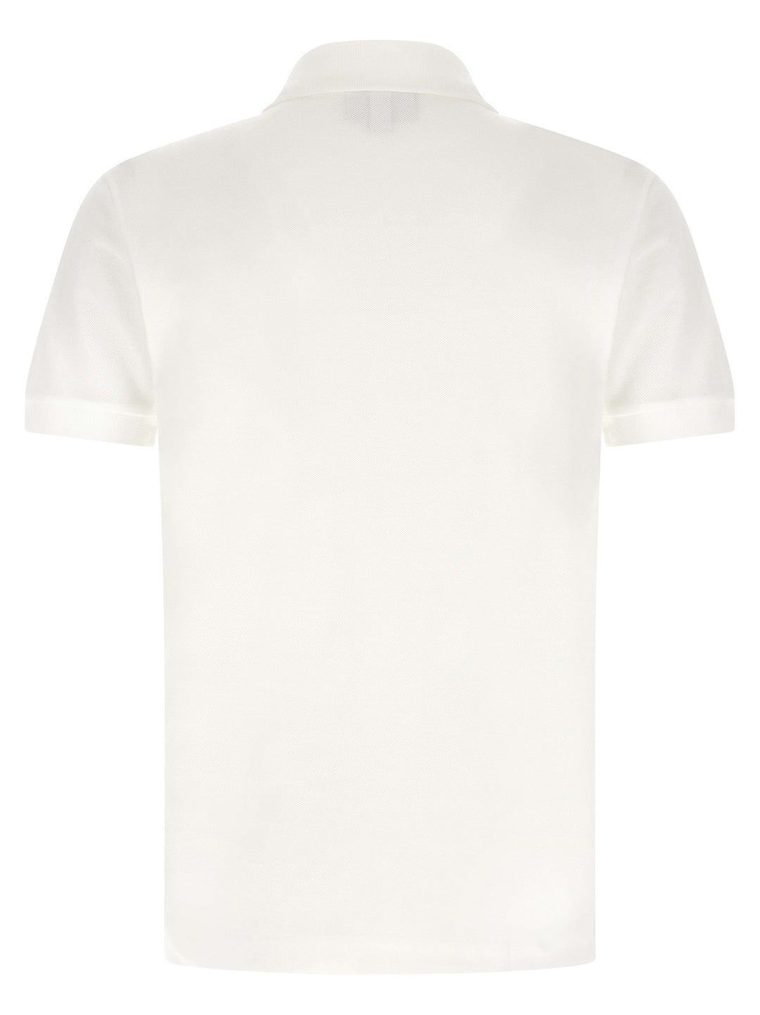 Lacoste White Cotton Polo Shirt
