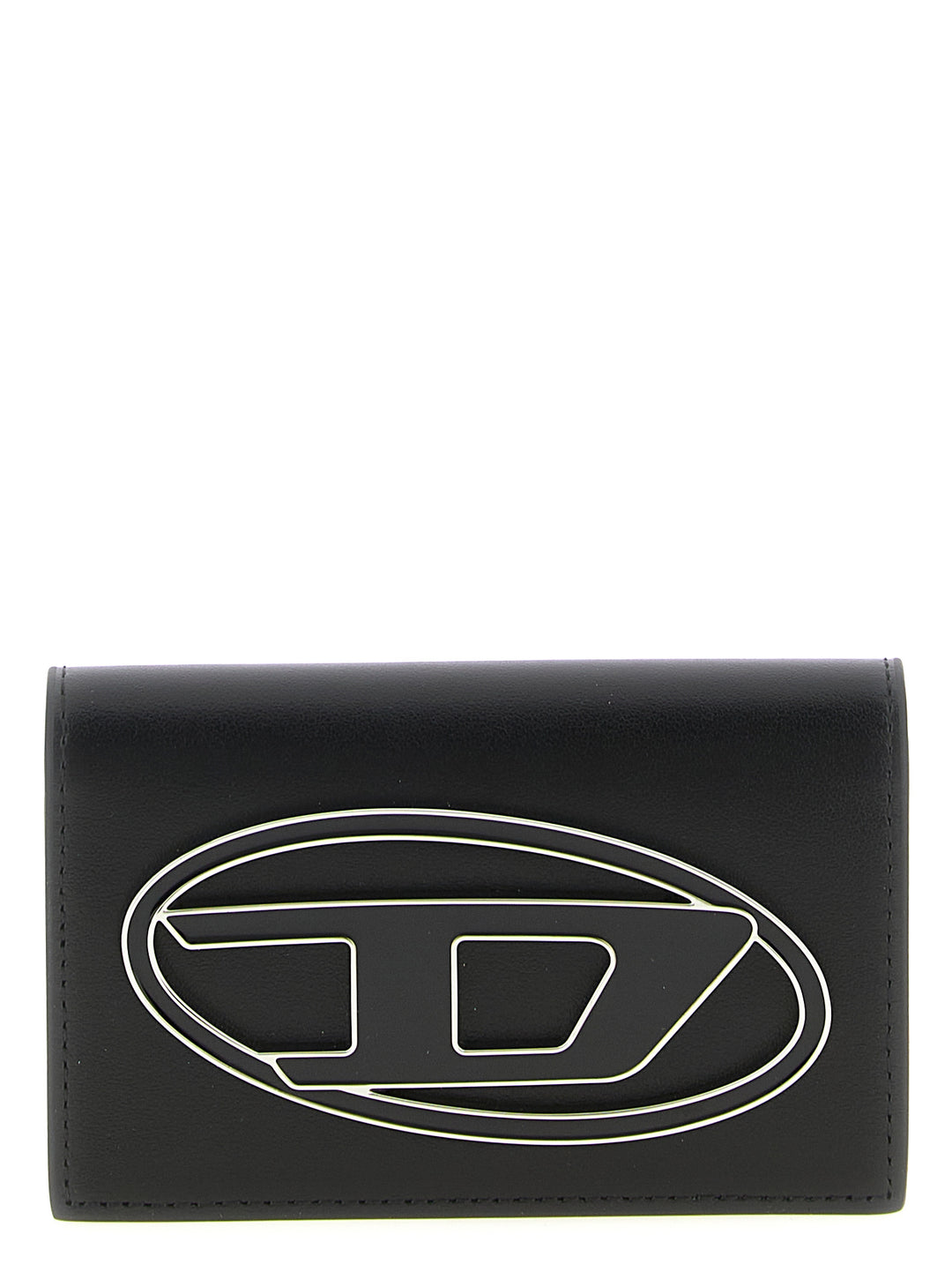 Diesel Black Leather Cardholder