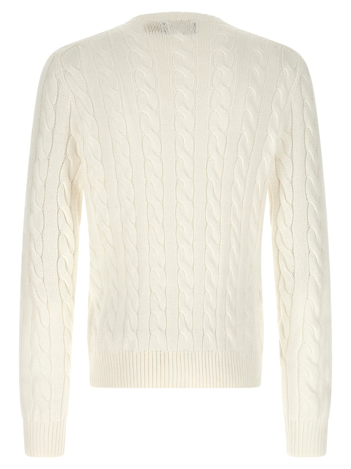 Polo Ralph Lauren White Cotton Cardigan