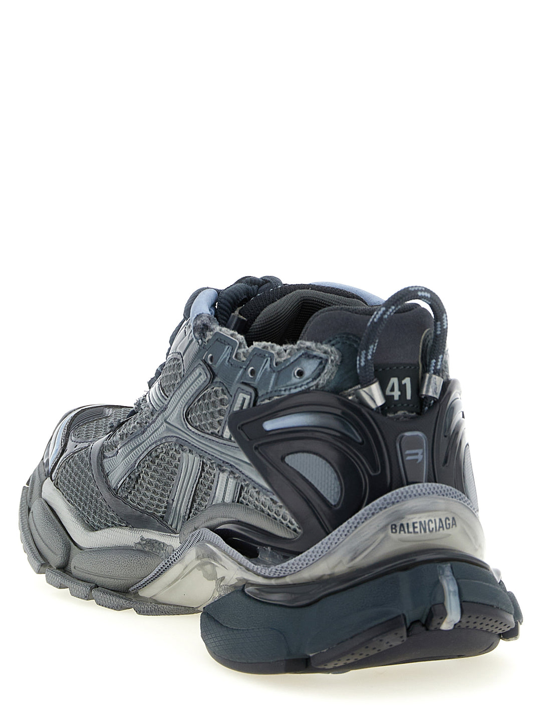 Balenciaga Gray Polyethylene Athletic Sneakers