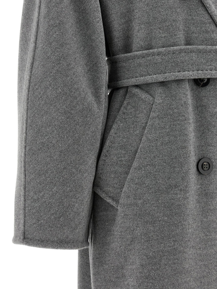 Max Mara Gray Virgin Wool Coat