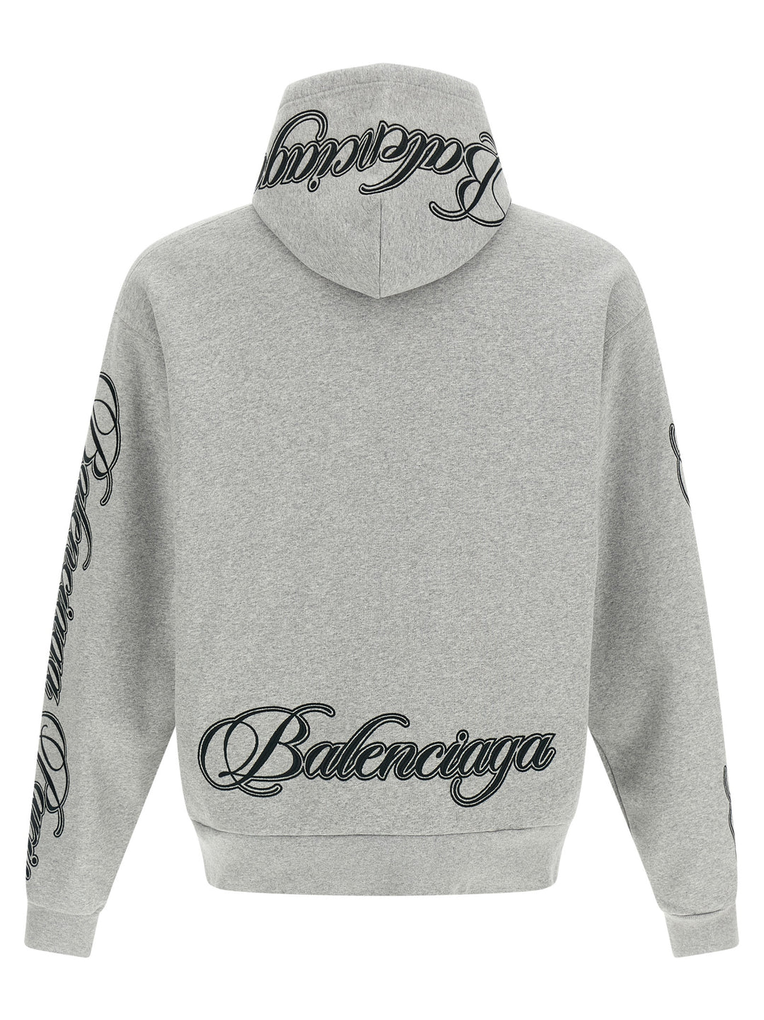 Balenciaga Gray Cotton Sweatshirt