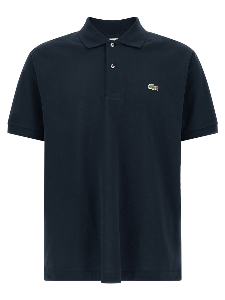 Lacoste Blue Cotton Polo Shirt