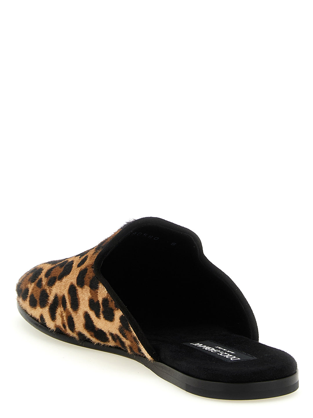 Dolce &amp; Gabbana Brown Calfskin Flats