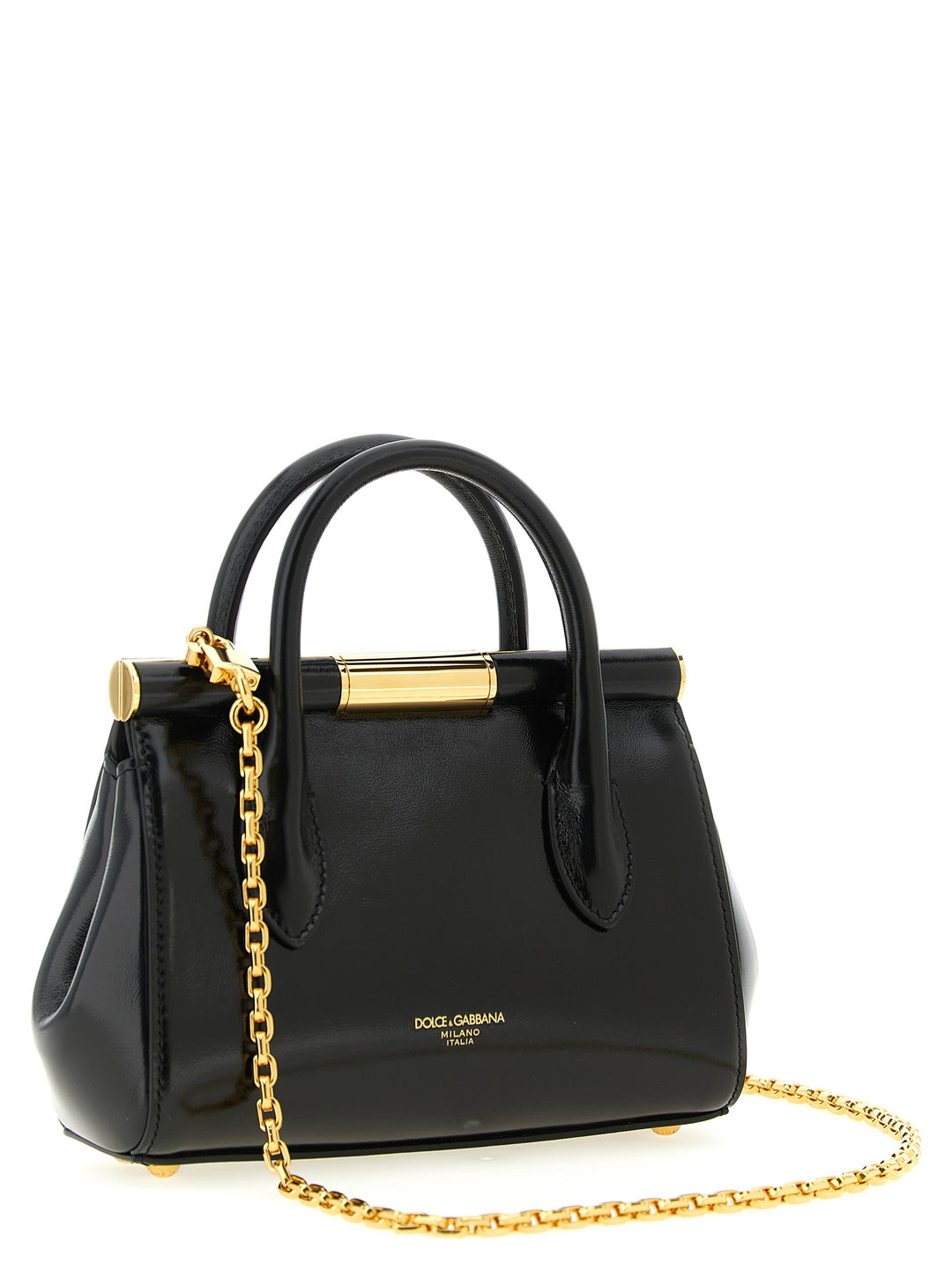 Dolce &amp; Gabbana Black Calfskin Handbag