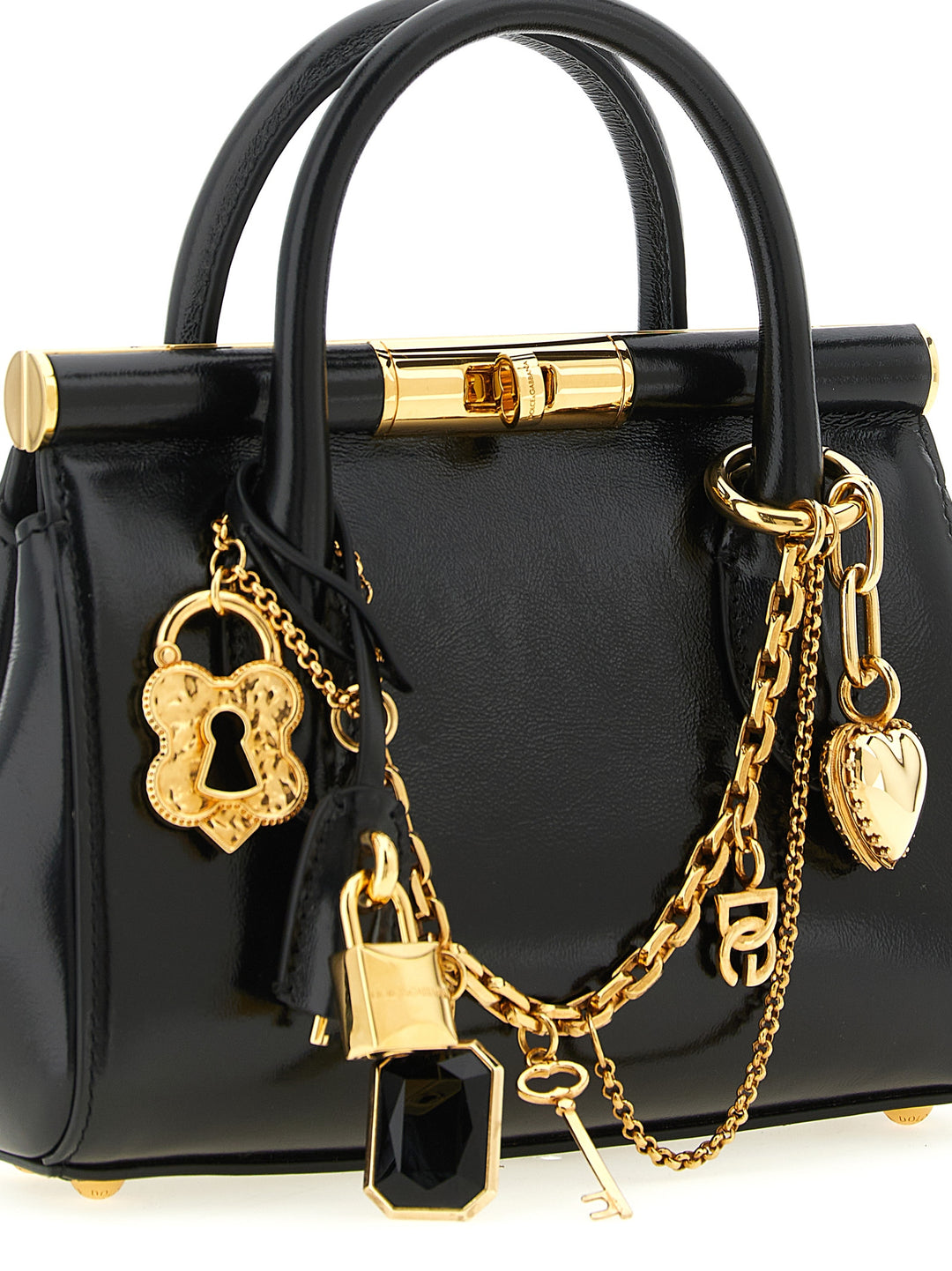 Dolce &amp; Gabbana Black Calfskin Handbag
