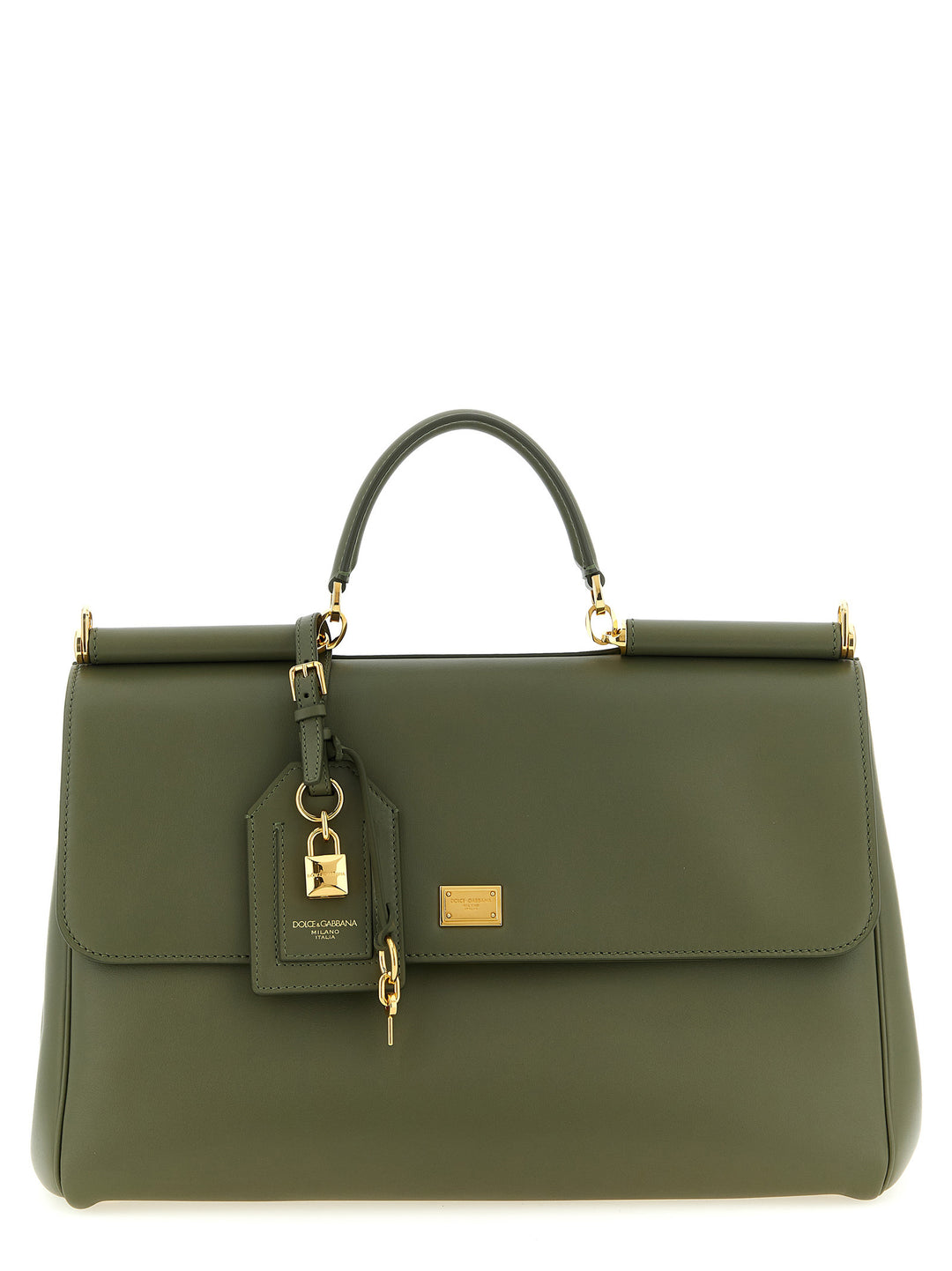 Dolce &amp; Gabbana Bicolor Calfskin Handbag