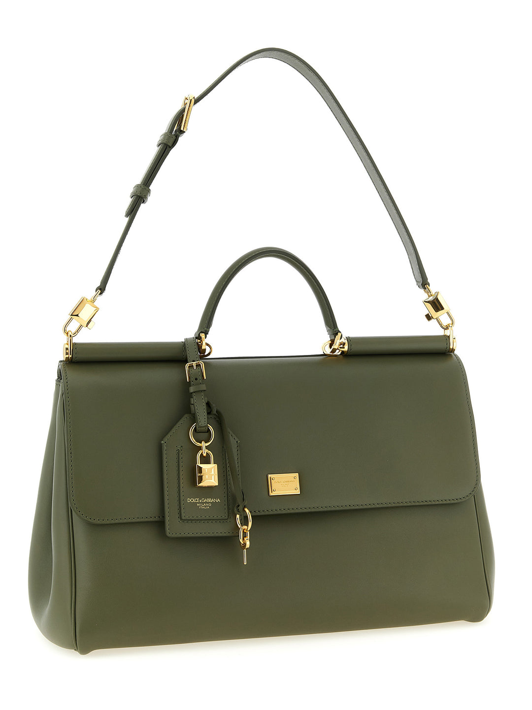 Dolce &amp; Gabbana Bicolor Calfskin Handbag