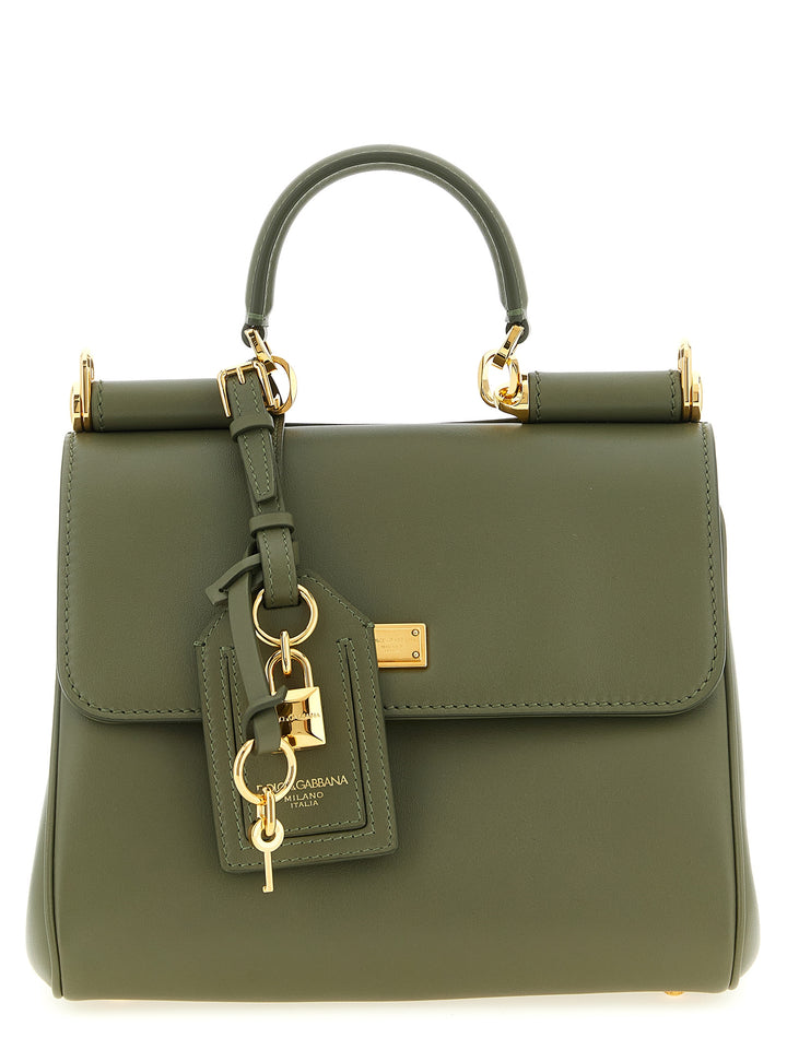 Dolce &amp; Gabbana Bicolor Calfskin Handbag