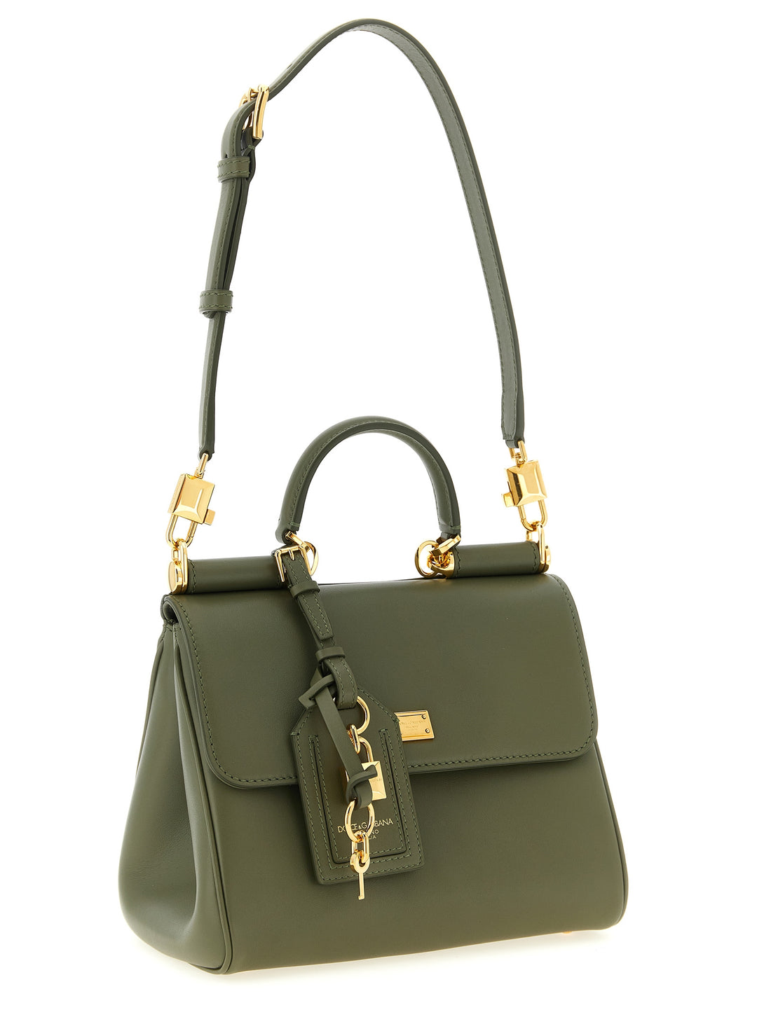 Dolce &amp; Gabbana Bicolor Calfskin Handbag