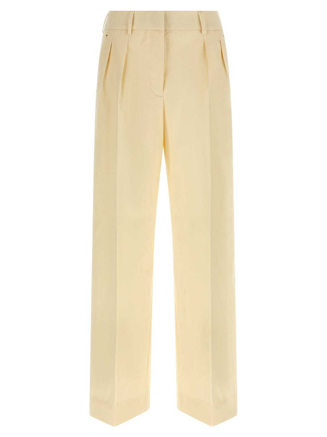 Moncler Beige Cotton Dress Pants