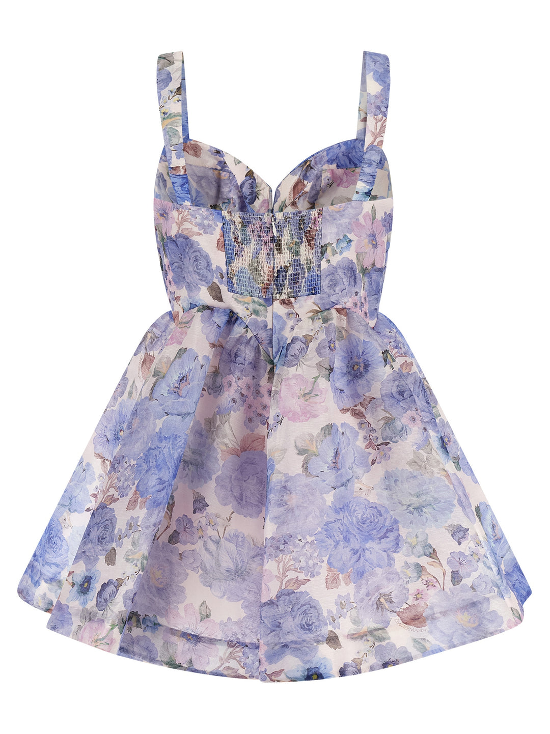 Zimmermann Blue Linen Short Dress
