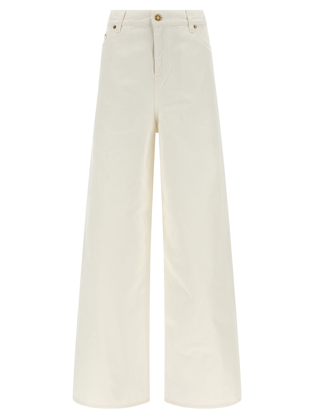 Golden Goose White Cotton Boyfriend Jeans