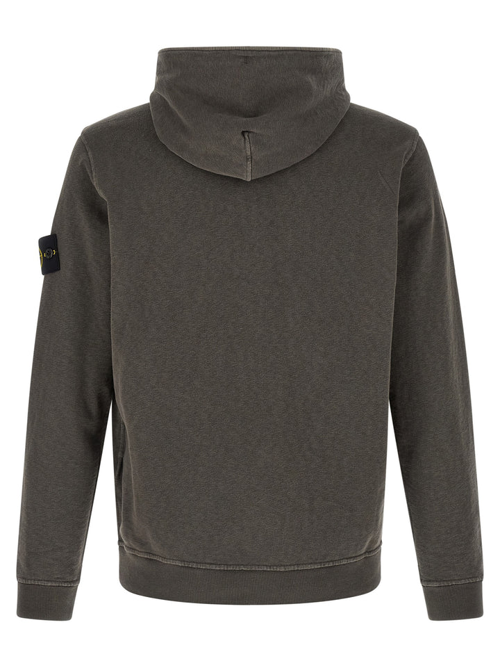 Stone Island Brown Cotton Sweatshirt