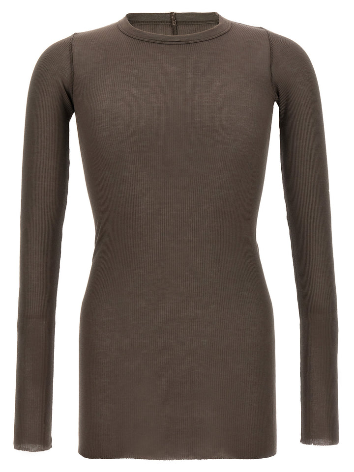 Rick Owens Gray Viscose T-Shirt