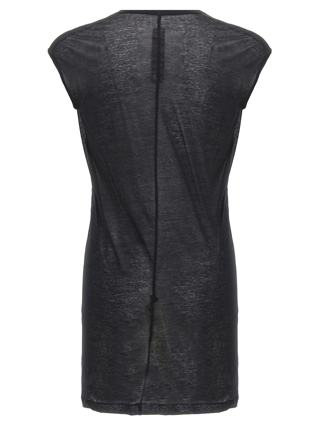 Rick Owens Black Cotton T-Shirt