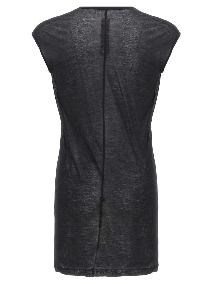 Rick Owens Black Cotton T-Shirt