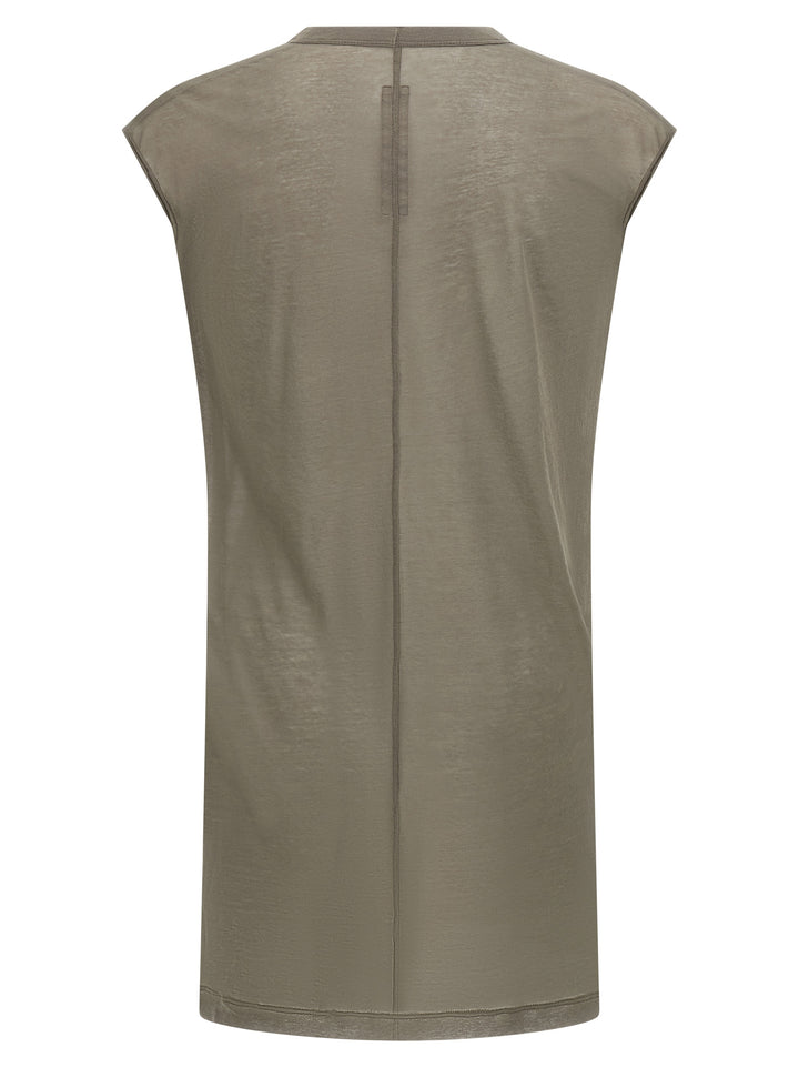 Rick Owens Gray Cotton T-Shirt