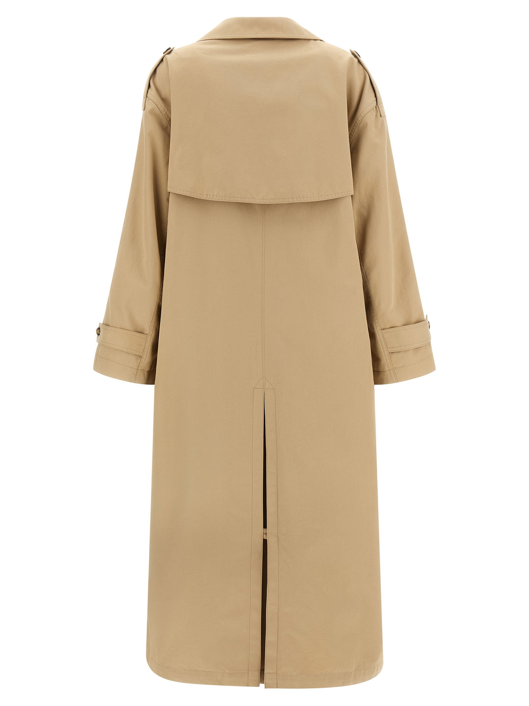 MM6 Maison Margiela Beige Cotton Coat