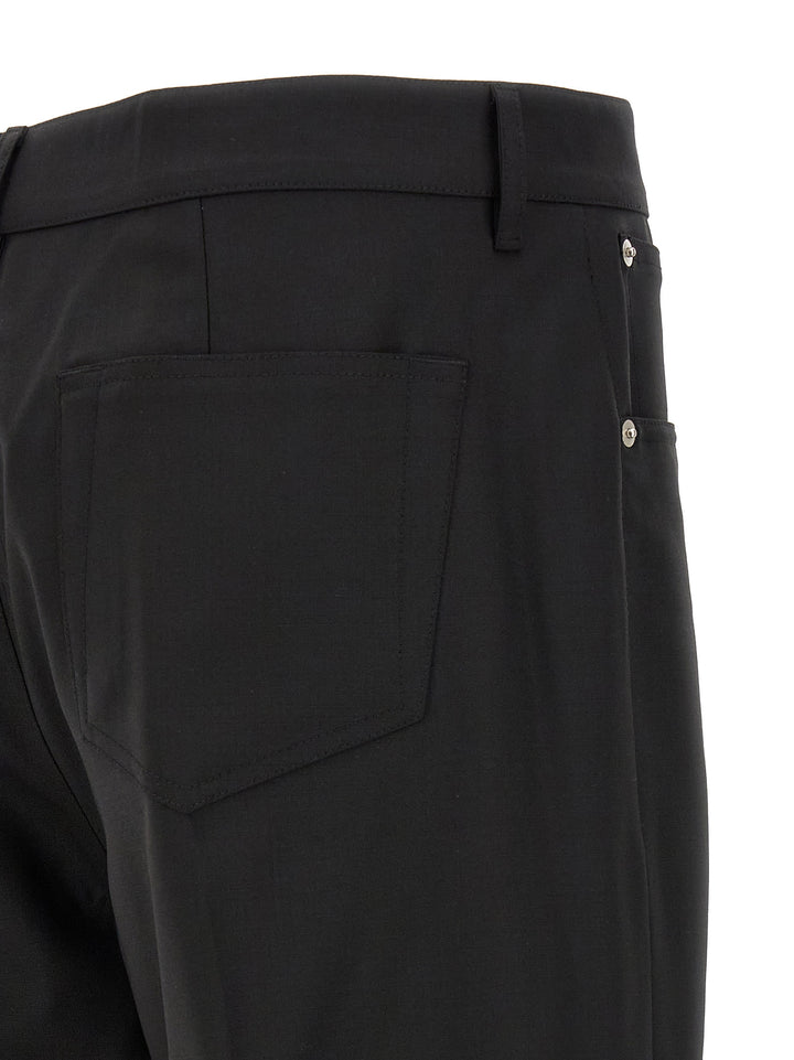 Rick Owens Black Wool Jeans Denim