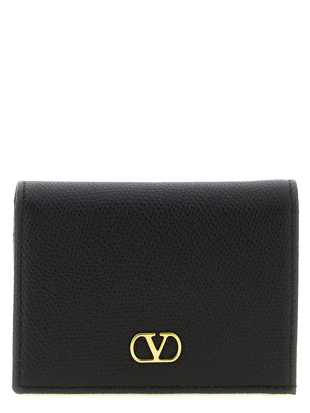 Valentino Garavani Black Calfskin Cardholder