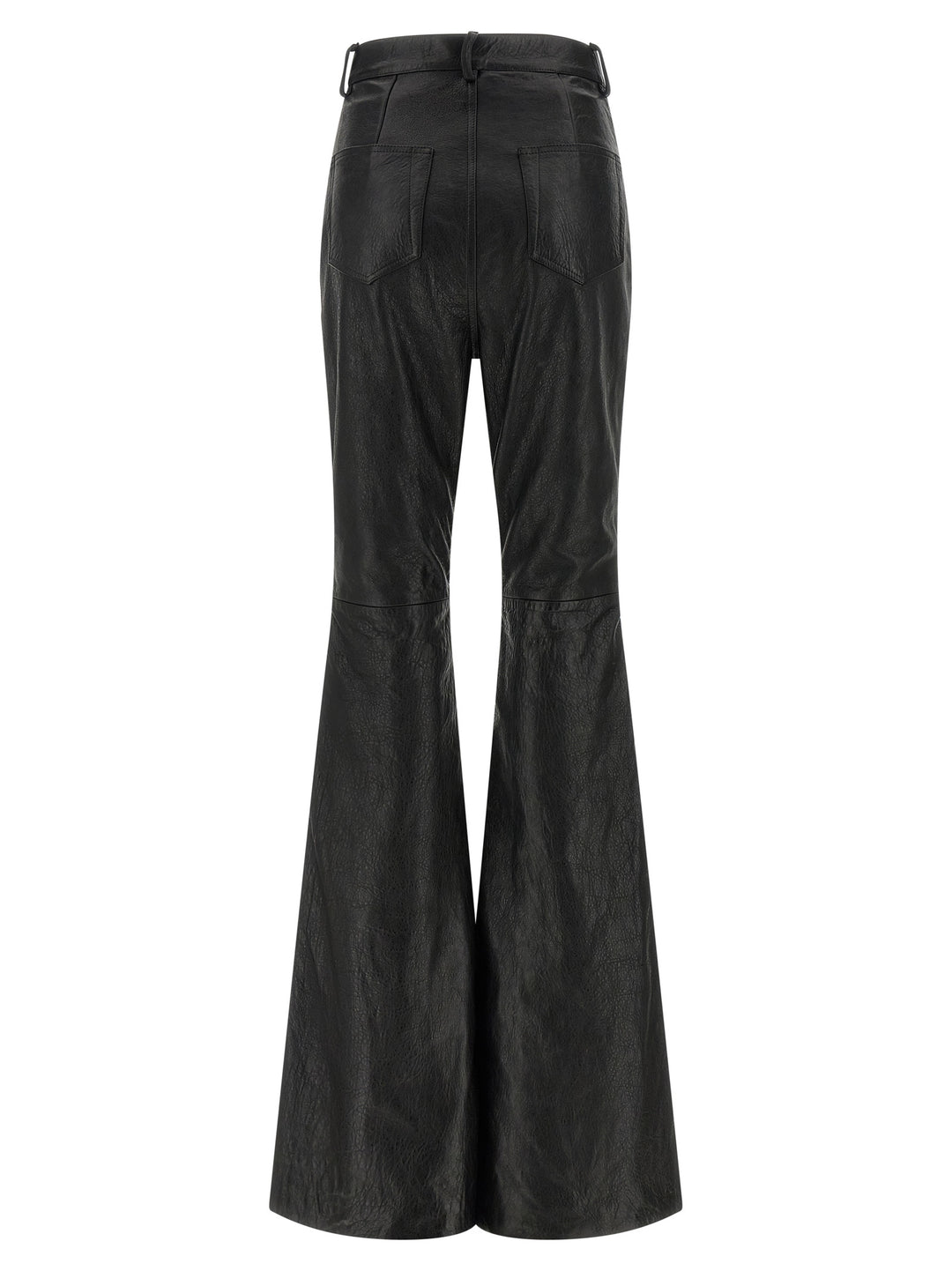 Rick Owens Black Lamb Leather Pants