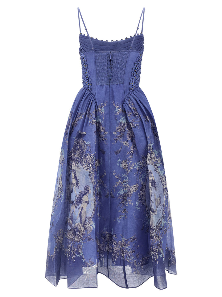 Zimmermann Blue Linen Long Dress