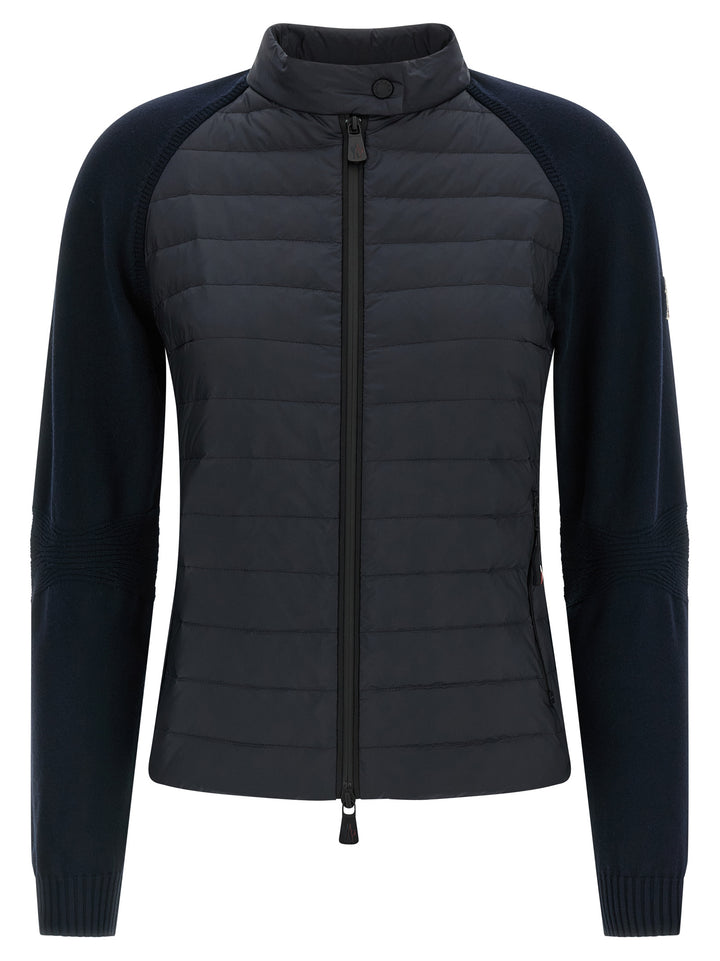 Moncler Grenoble Blue Polyamide Cardigan