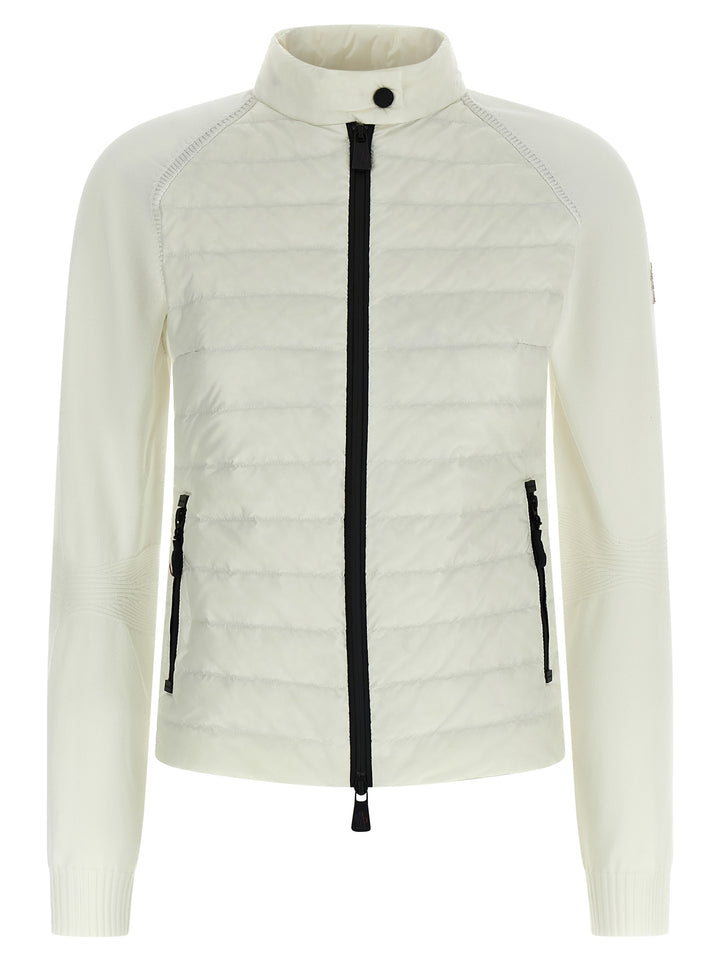 Moncler Grenoble White Polyamide Cardigan