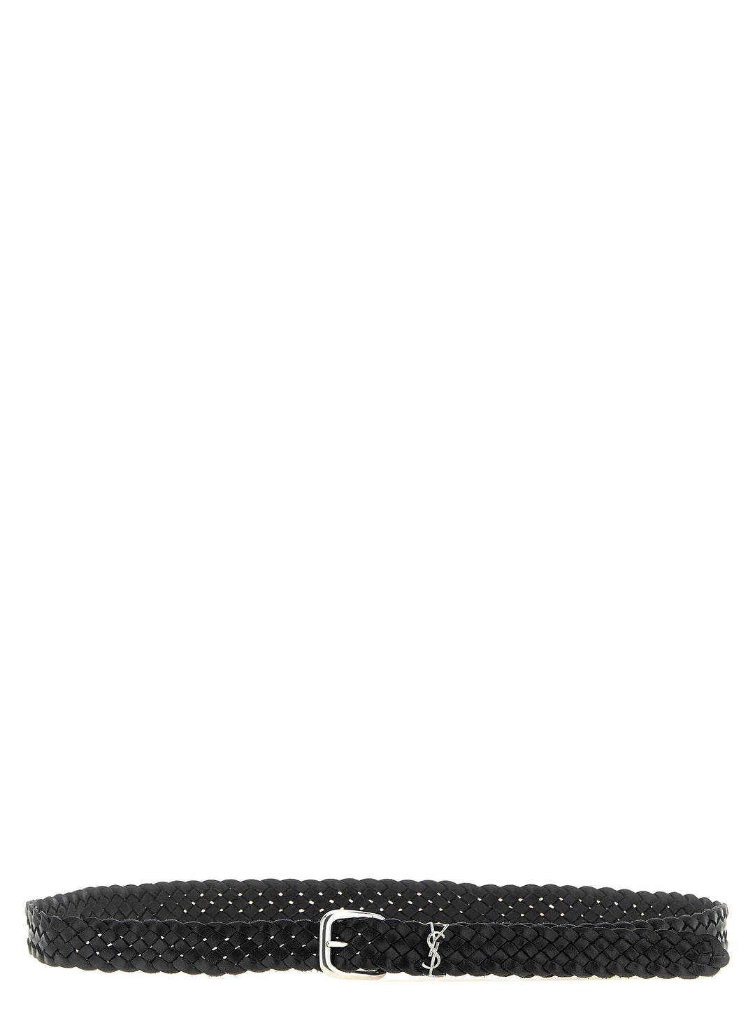 Saint Laurent Black Calfskin Regular Belt
