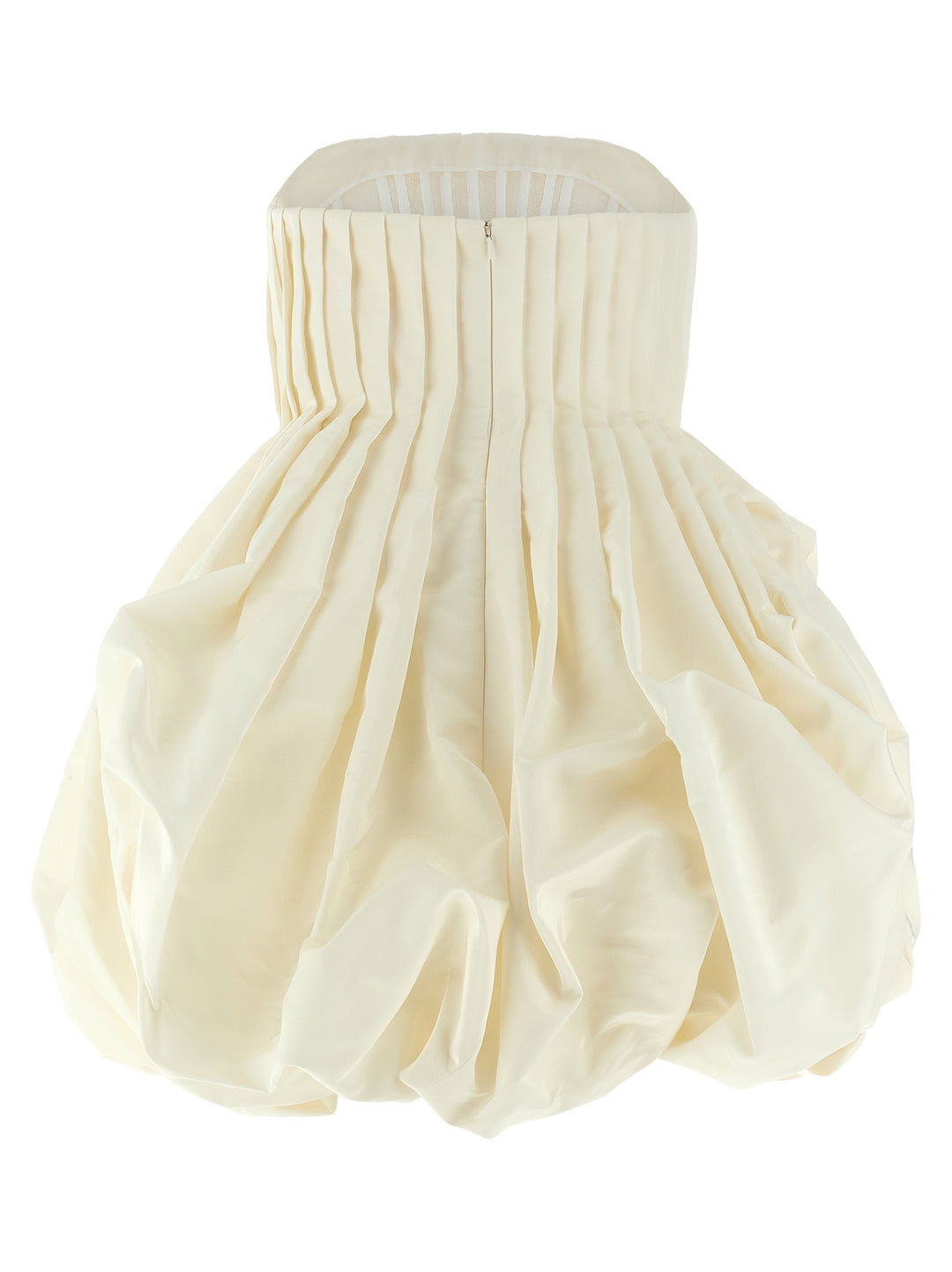 Carolina Herrera White Silk Short Dress