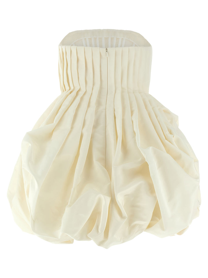 Carolina Herrera White Silk Short Dress