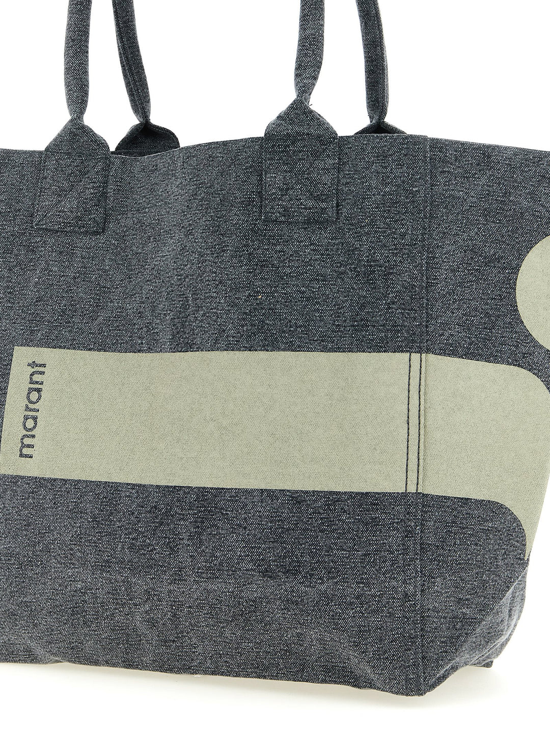 Isabel Marant Black Cotton Tote Bag