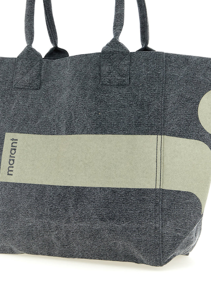 Isabel Marant Black Cotton Tote Bag