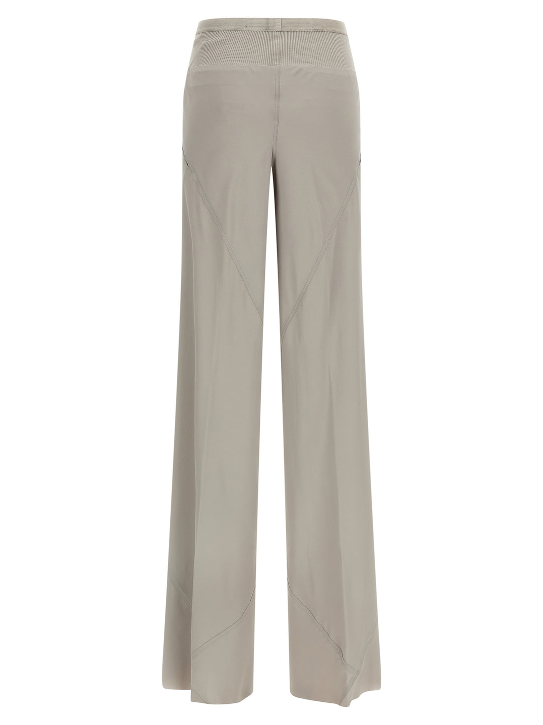 Rick Owens Gray Acetate Flared Pants
