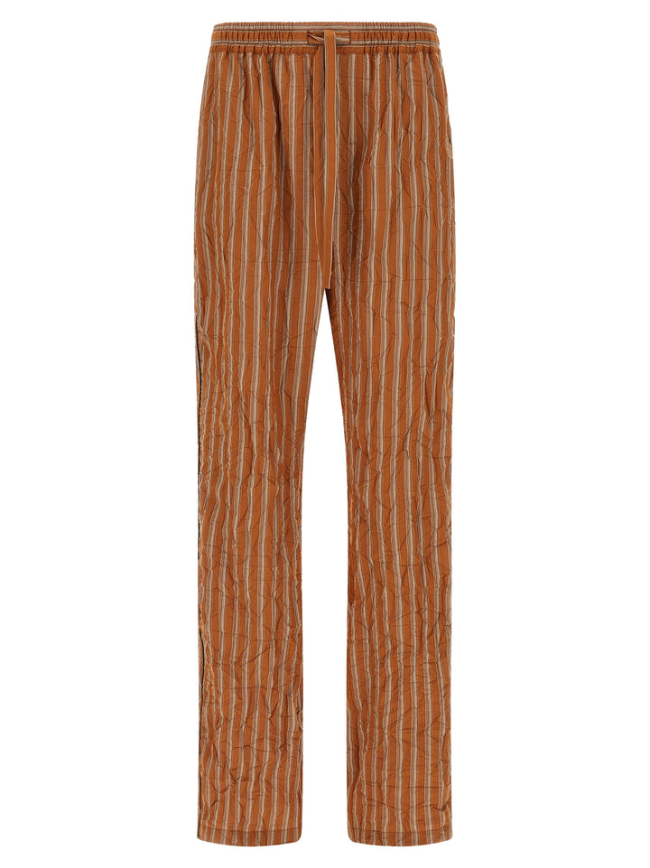 Dolce &amp; Gabbana Brown Viscose Casual Pants