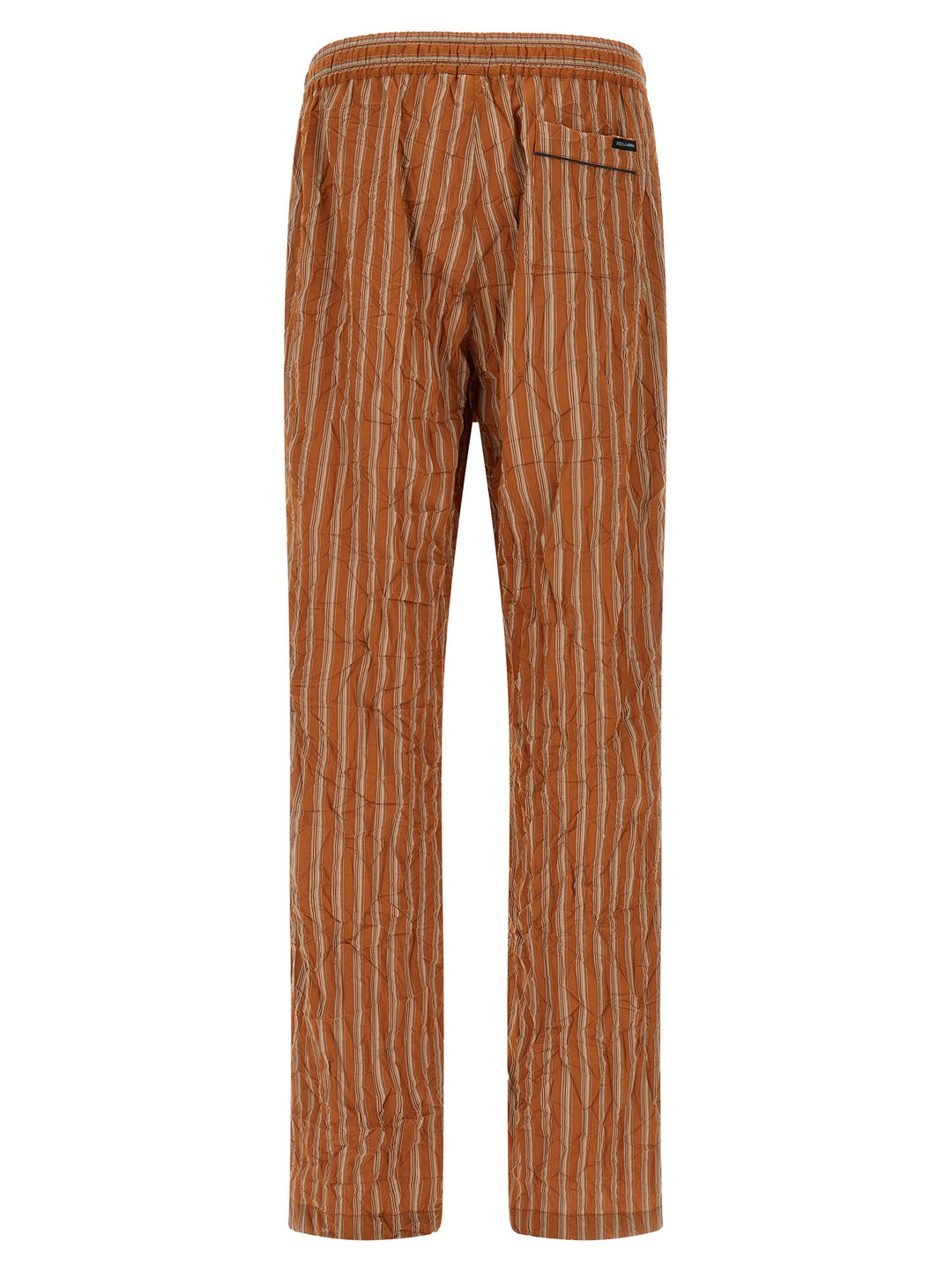 Dolce &amp; Gabbana Brown Viscose Casual Pants