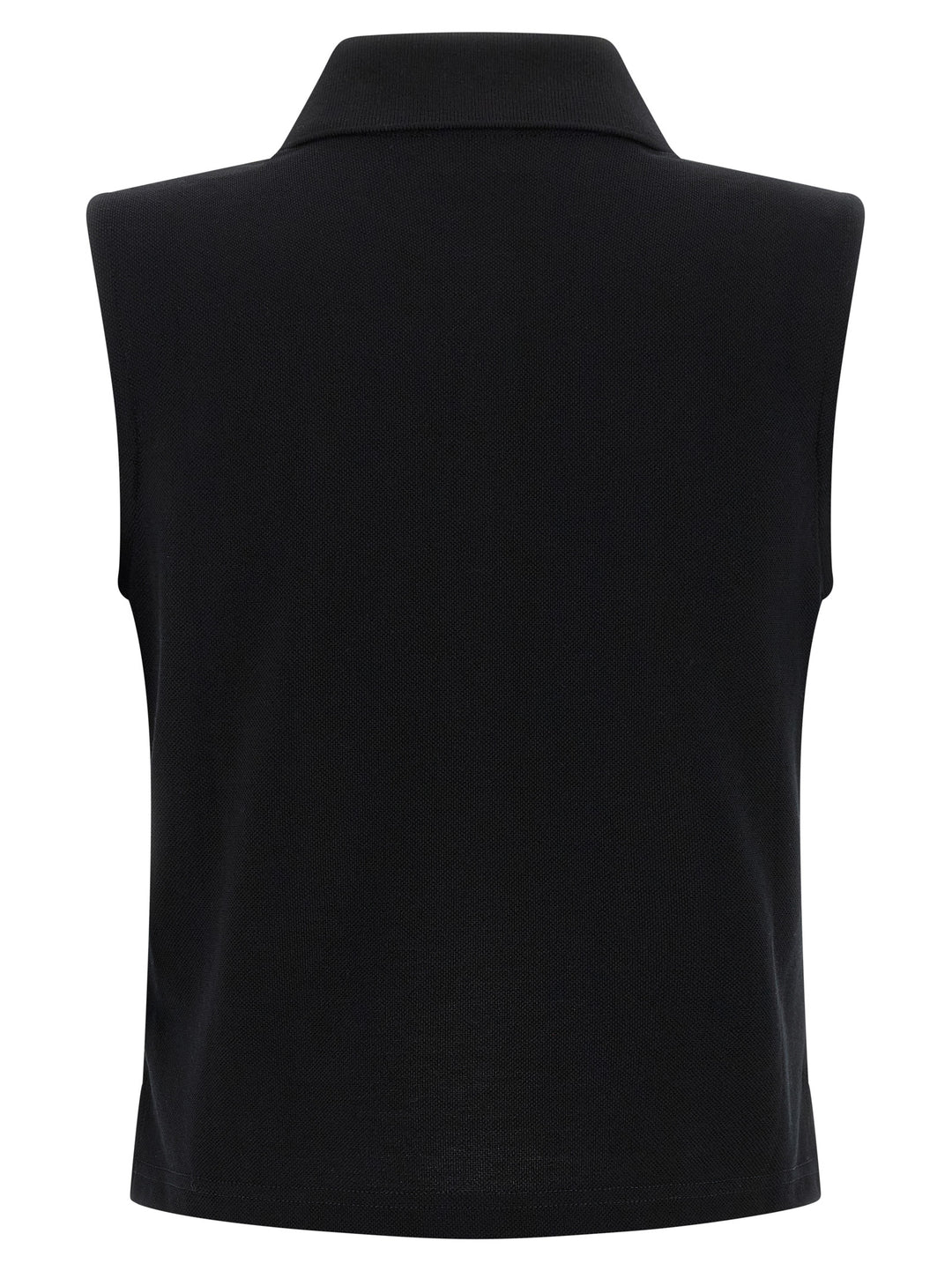 Saint Laurent Black Cotton Polo Shirt